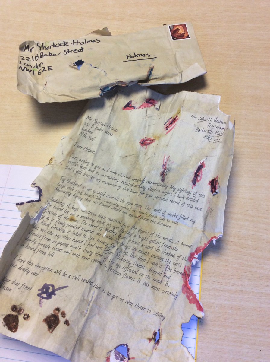 BGS_EnglishDpt's tweet photo. Year 7 created some amazing projects about Hound of the Baskervilles. Today they reviewed them and gave each other positive feedback and suggestions for improvement #creativity #psblearning #learningwithoutlimits https://t.co/pwNnNkuOfx