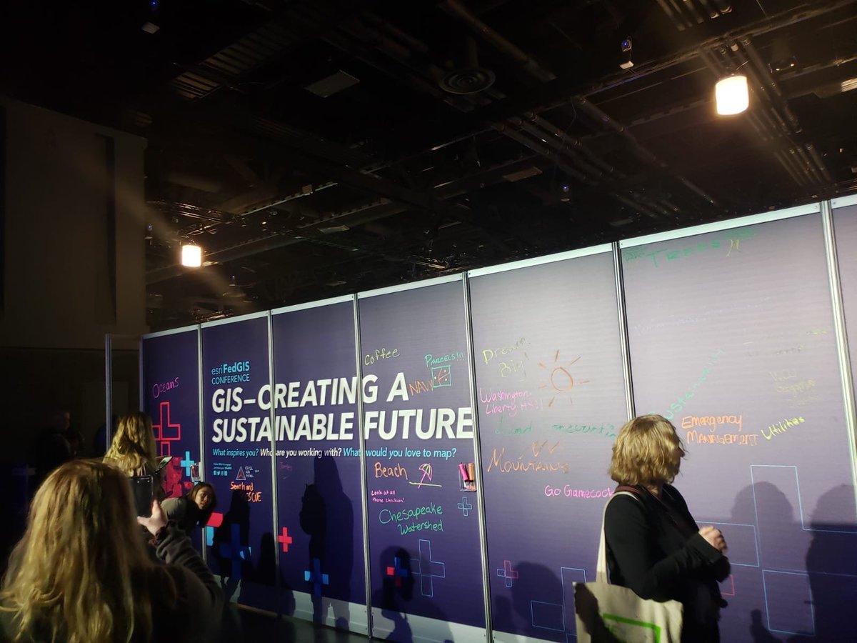 OCTODC's tweet photo. #ICYMI We were at the @Esri Federal GIS Conference, so cool to see all the #GIS work being done!
And @opendatadc @TheEvaReid joined the conversation on #diversity and belonging in GIS and Keynote at the Young Professionals Network.
#FedGIS #FedGIS2020 #opendatadc #smarterdc https://t.co/vyRzbZ8gjC
