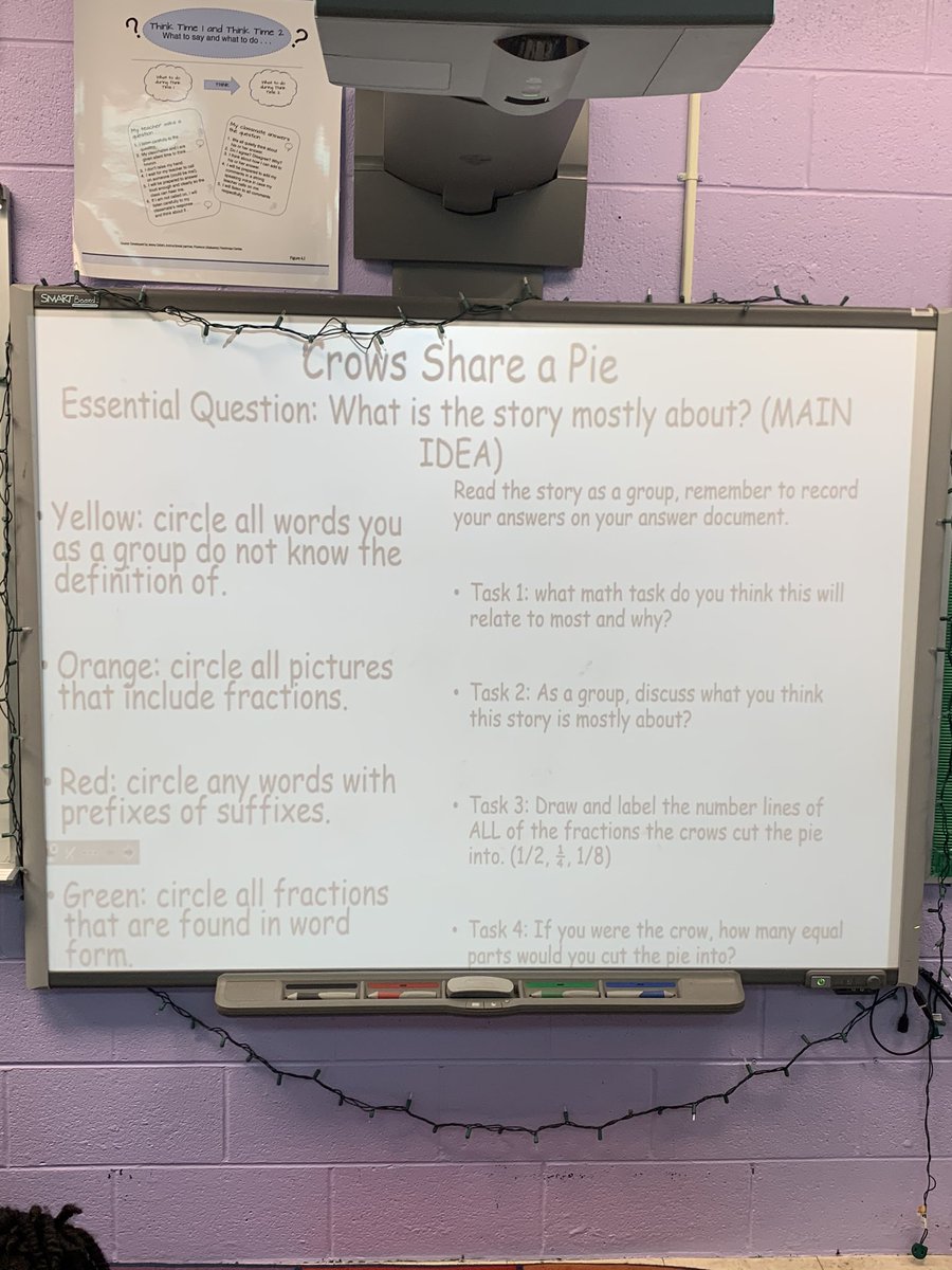 KinnEducates's tweet photo. #textmapping in Mrs.  Morris’ room @MsMorrisERD math textmapping with Reading A to Z text; studying fractions #instructional rounds @davemiddlebrook @al_bpc @DicksonTigers @empowermcpss #IamMCPSS https://t.co/r9fvsIUMnE