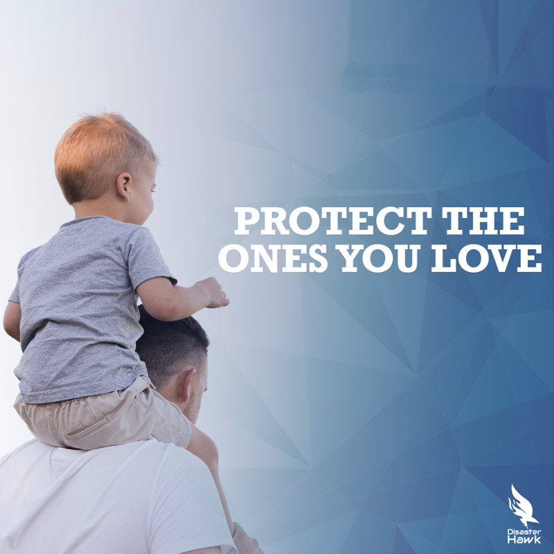 DisasterHawk's tweet image. Keep the ones you love protected. Make a preparedness plan for them by downloading the Disaster Hawk App. Available on iPhone and Android devices.