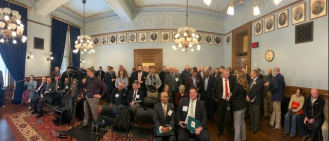 EconLifelinesKS's tweet photo. Thank you @GovLauraKelly and @KDOTHQ Secretary Julie Lorenz for speaking about the transportation needs in Kansas and details of the new #FORWARDKansas transportation plan. Also, thank you to those who attended the press conference and for your support of #transportation!
#ksleg https://t.co/1CPyqantrO