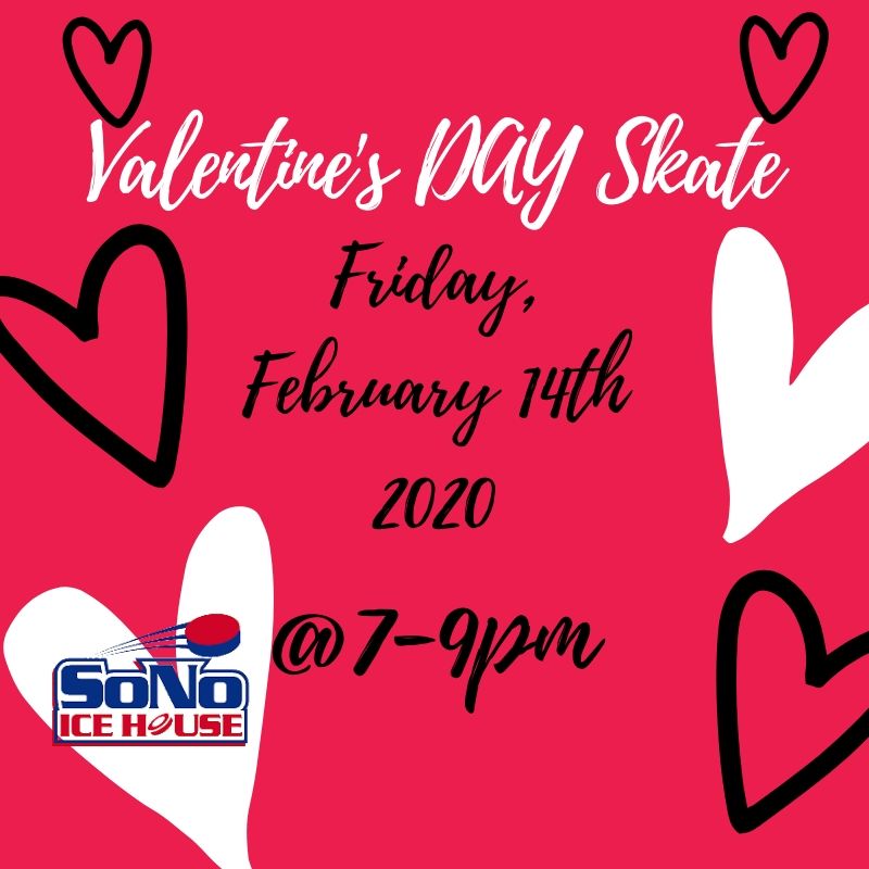 Roses are red, Violets are blue, come to SoNo Ice House and have some fun too! #valentinesday #publicskate #havesomefun #iceskating #publicskate #norwalk #ct #fairfieldcountyfun