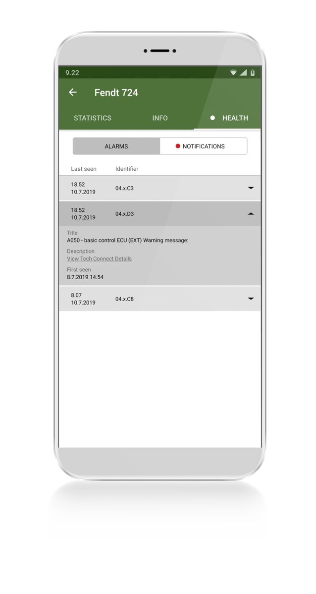 Our new #FendtConnect is right there with you at every turn. Visit us at booth 7801 and 7823 at the @KYNFMS 2020 to experience the power of managing your #machinedata on a mobile device. #SmartFarming #telemetry #FuseTech