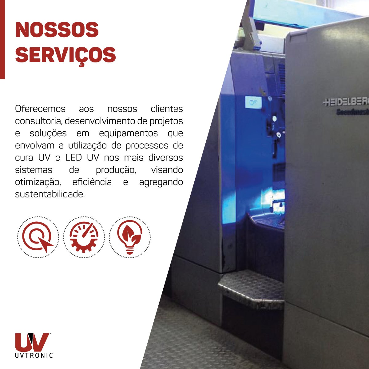 uvtronic's tweet photo. A UVTRONIC tem a solução completa para segmentos industriais de pequeno, médio e grande porte. Saiba mais em https://t.co/zU7j0hD7nJ 

#Uvtronic #CuraUv #leduv #uvled #uv #led #uvledcuring #secagemrapida https://t.co/plsGTfT1jE