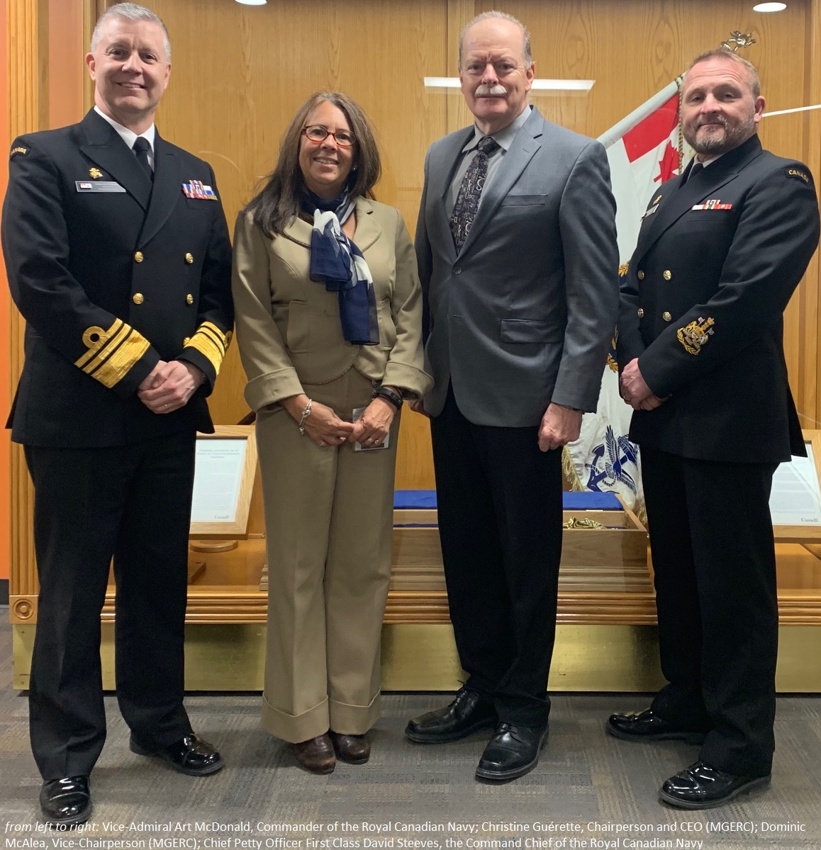 A valuable and meaningful exchange with the entire @RoyalCanNavy Command Team last week as we talked about various ways our respective organizations can be more efficient and effective in responding to grievances.