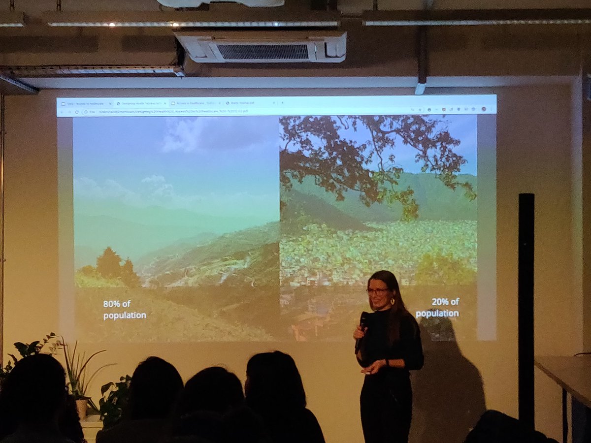 DesignHealthUK's tweet photo. First, Nora Pincus from @idean_UK , talking about designing postnatal healthcare services in Nepal. https://t.co/Pxjk4SDKSz