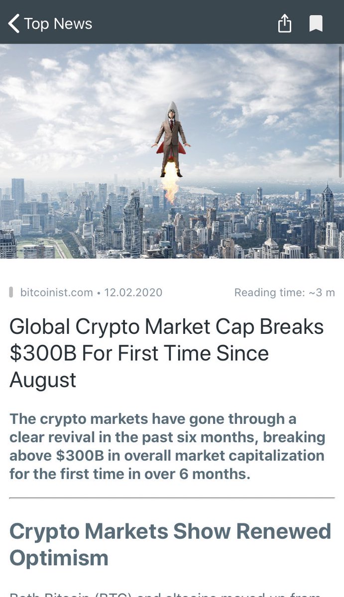 Noreplycrypto's tweet photo. Global Crypto Market Cap Breaks $300B For First Time Since August more at;

#cryptocurrency #bitcoin #crypto #blockchain #btc #ethereum #money #forex #trading #bitcoinmining #cryptotrading #investment #business 

https://t.co/CfJOdjfryI https://t.co/msE159tf1y