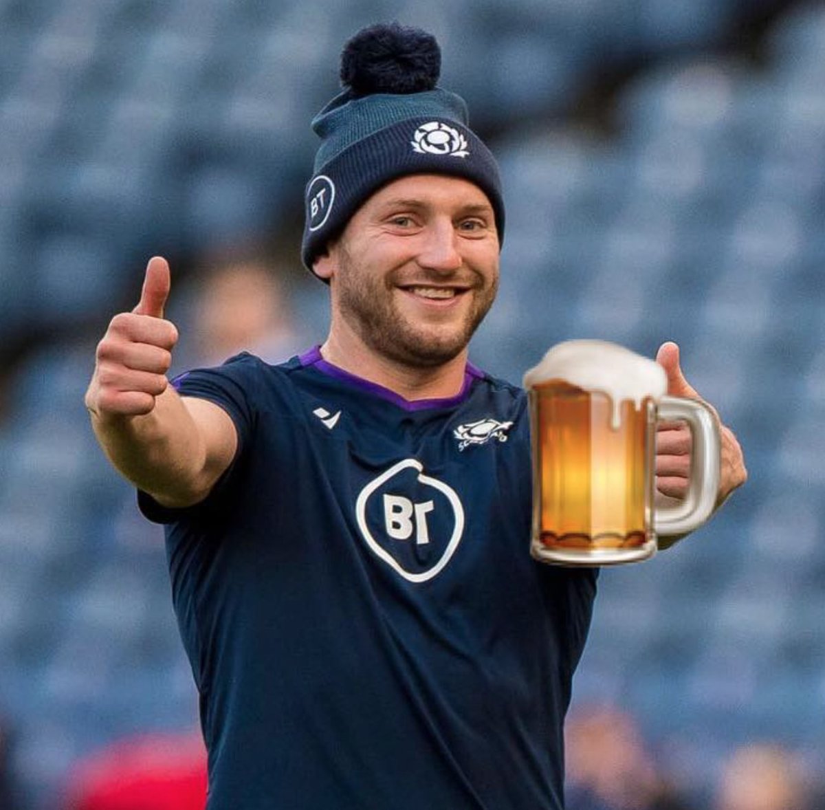 Just want to say a massive congratulations to <a href="/finn_russell/">Finn Russell</a>! Now he has absolutely no connections with  <a href="/Scotlandteam/">Scottish Rugby</a> he is free to be picked for the <a href="/lionsofficial/">British & Irish Lions</a>.

Welcome to the team bro!