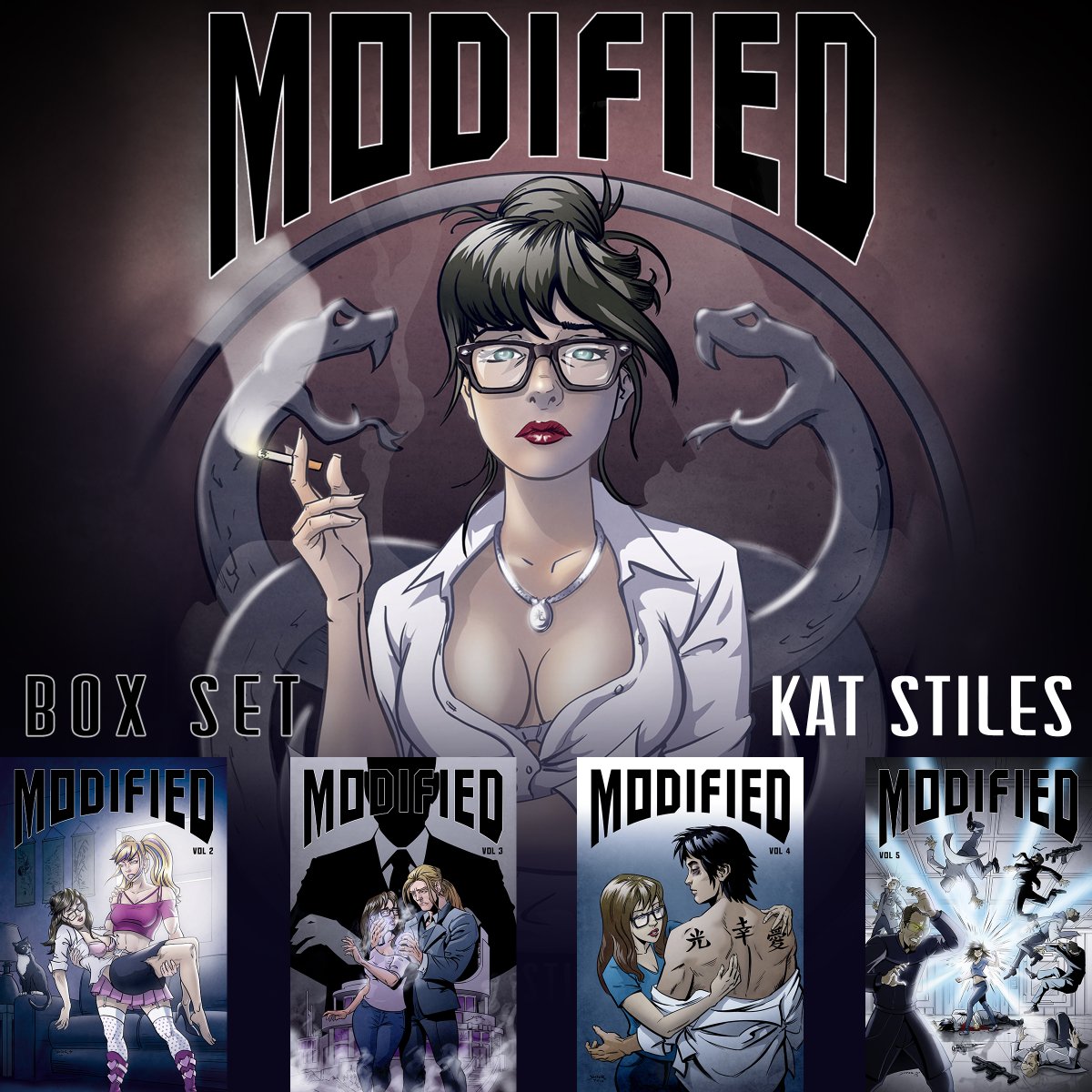 Modified Box Set is available as an audiobook! Hear all the sexy, super-powered, and deliciously flawed characters come to life :) amzn.to/2HeTWzF #urbanfantasy #audiobooks

Also #FREE on #KindleUnlimited