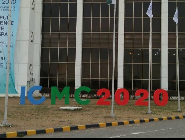 Rimsha0077's tweet photo. 2nd International Conference on Media &amp; Conflict at Jinnah Convention Center Islamabad 
#ICMCPK #ICMC2020 https://t.co/KQdzQPBx39