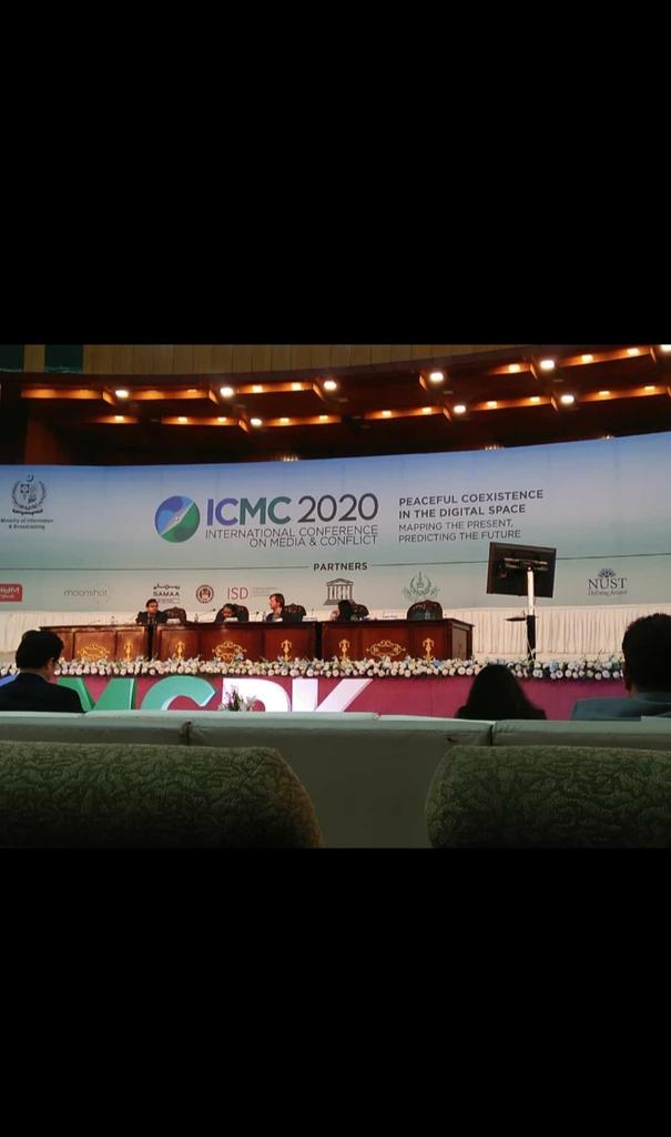 2nd International Conference on Media &amp; Conflict at Jinnah Convention Center Islamabad 
#ICMCPK #ICMC2020