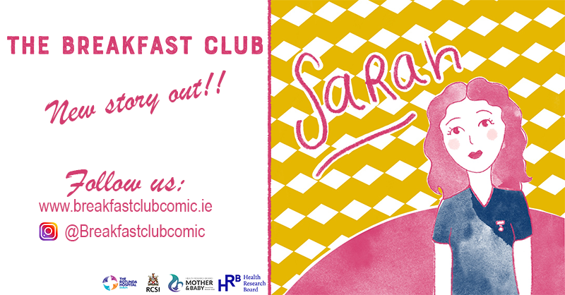 RCSIRotundaRes's tweet photo. New #Breakfastclubcomic out!
Today we speak about how #diabetes & #pregnancy can affect a person's work, through Sarah's story!
“I wasn’t perfect. People are seeking perfection and it’s hard. Just do your best and it’s all you can do”.
@hrbireland @RotundaHospital @RCSI_Irl https://t.co/iBW2HxdyQ5