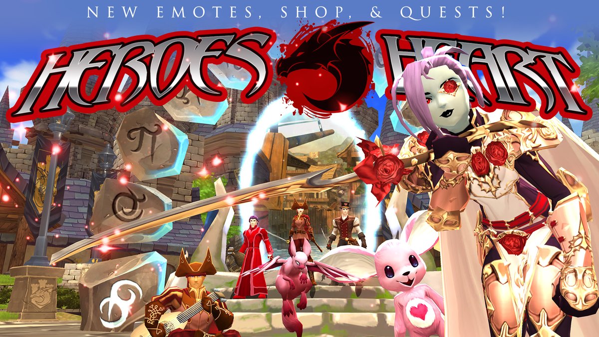 Happy Hearts Heart D.... week!? aq3d.com/news/heroes_he… Love is in the air elemental. #rpg #videogames #steam #MMORPG