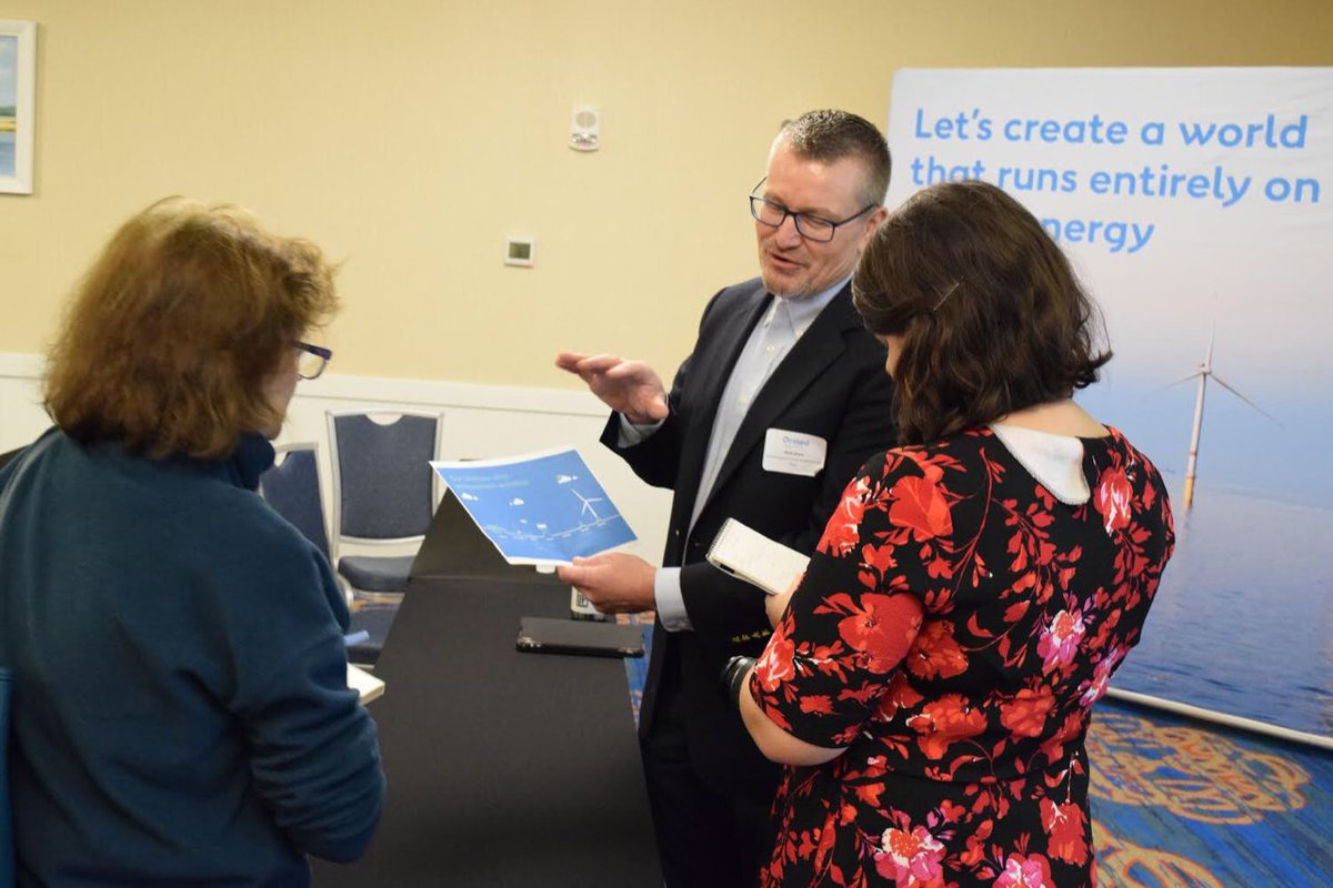 OrstedUS's tweet photo. Thank you to all the local businesses who came to our Delaware Supplier Day yesterday! We're excited to work with you on our #SkipjackWindFarm because we believe that U.S. #offshorewind is an opportunity for everyone – not just developers https://t.co/c61q3uPrqG