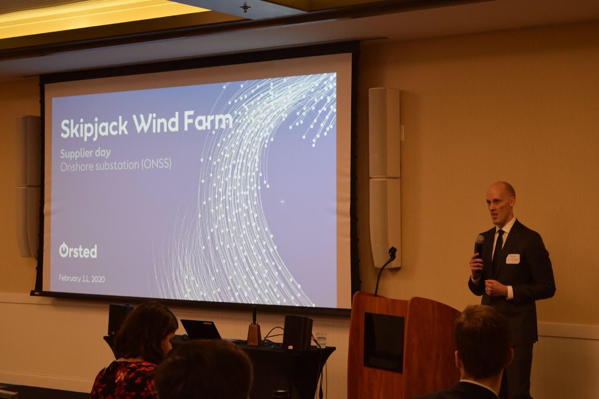 OrstedUS's tweet photo. Thank you to all the local businesses who came to our Delaware Supplier Day yesterday! We're excited to work with you on our #SkipjackWindFarm because we believe that U.S. #offshorewind is an opportunity for everyone – not just developers https://t.co/c61q3uPrqG