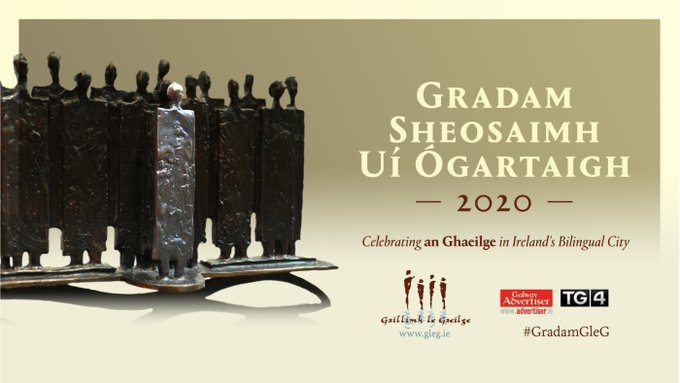 UdarasnaG's tweet photo. Tá Gradam Sheosaimh Uí Ógartaigh 2020 oscailte d'ainmniúcháin anseo - https://t.co/3tpsLbHqYk. Tá Údarás na Gaeltachta an-sásta tacu leis an nGaeilge a chur chun cinn i gCathair na Gaillimhe trí urraíocht ar Ghradam Sheosaimh Uí Ógartaigh.
#Gaeilge #Gaillimh #GleG https://t.co/fHHxjBRzAp