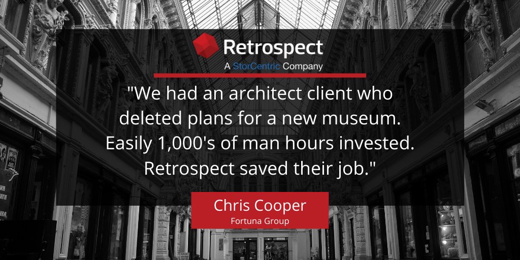 TheRetrospect1's tweet image. Life happens. It’s a matter of when, not if. Protect it with Retrospect.

#dataprotection #restoredata