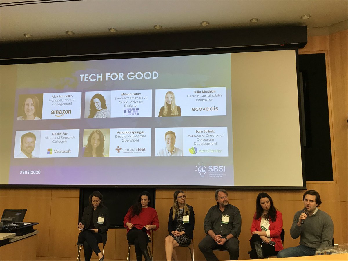 Soaking in ideas at the Sustainable Business &amp; Social Impact Conference at Duke Fuqua School of Business today. #SBSI2020
