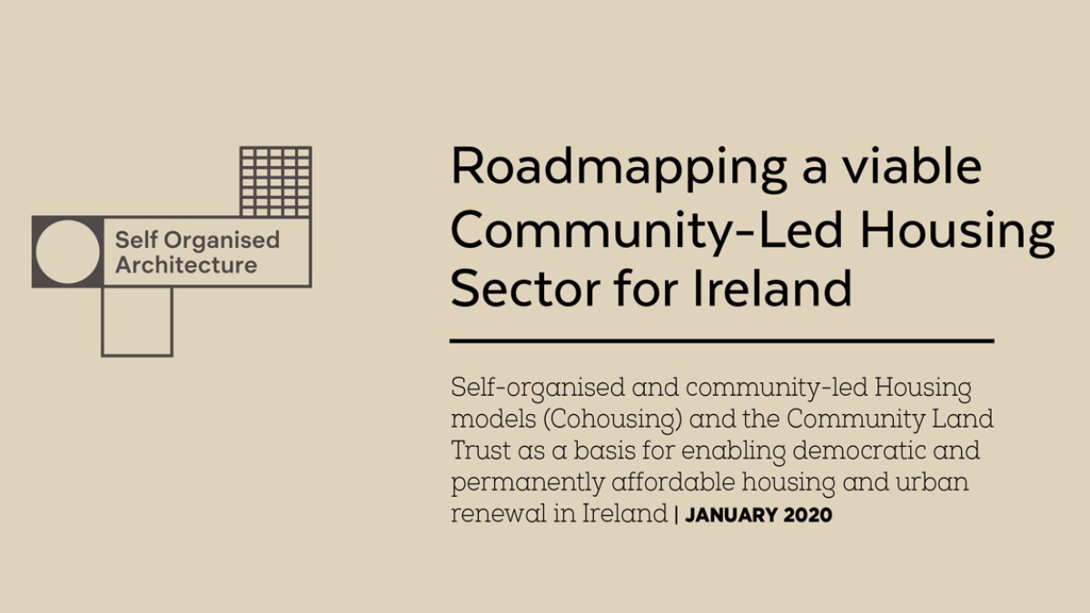 Research is underway by  @SOA_ie with the support of  @HousingAgencyIE @IrlLDA  @GI_Irland with the aim to make recommendations for legislative change & other supports needed to facilitate 21st century community-led approach to co-operative housing in Ireland.