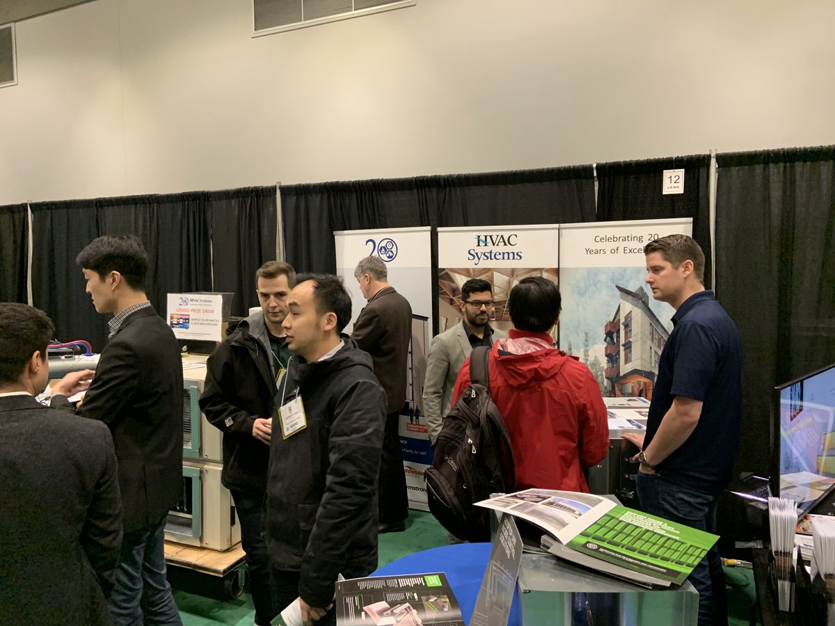 HVACSystemsWest's tweet photo. Day 1 of #buildexvancouver. We have a busy booth educating people on Passive House and how #hvacsystems, #swegon, #vibroacoustics and #colmacwaterheat can help you on your next #passivehouse project! https://t.co/NMF0d0bJyD