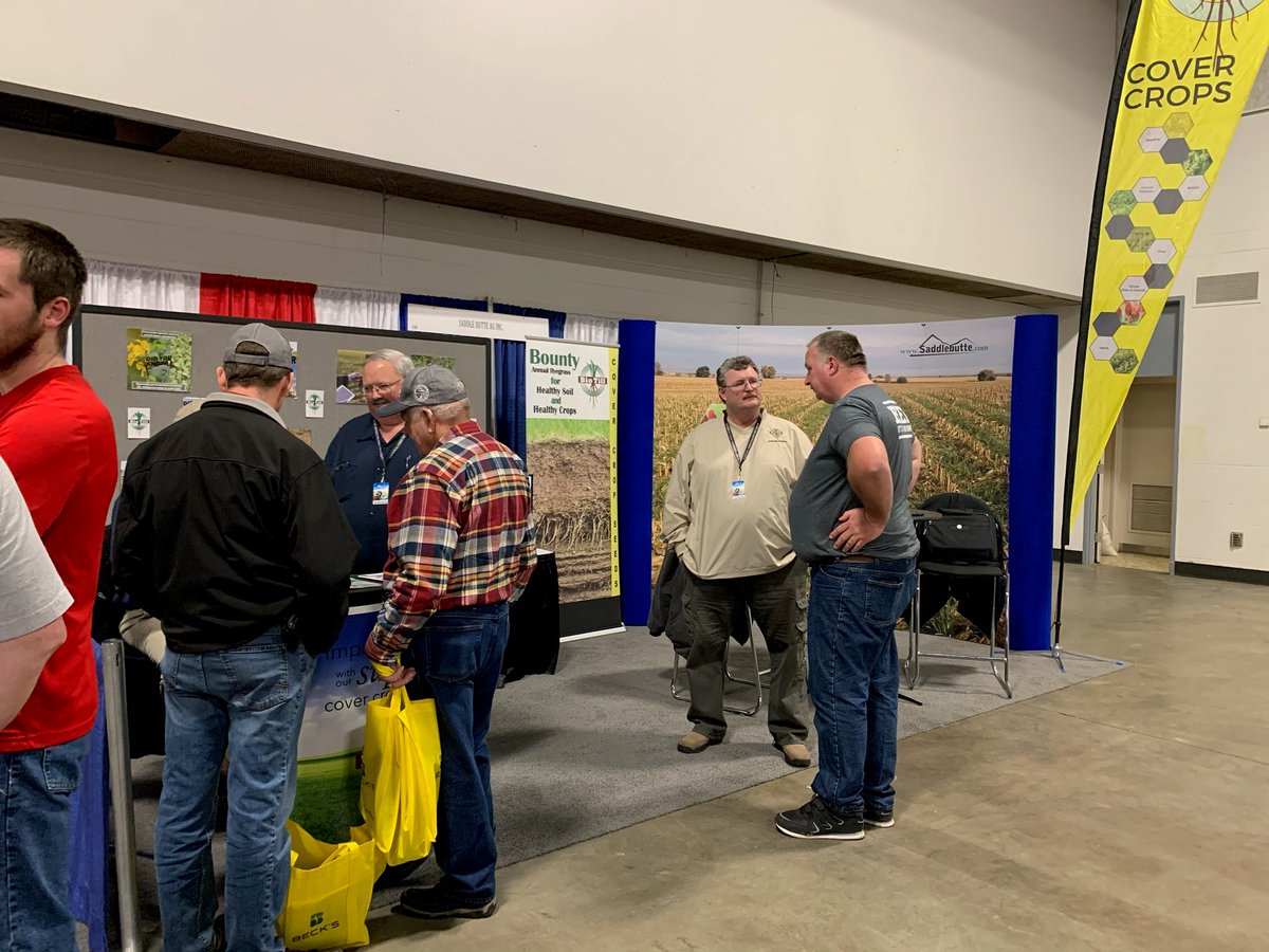 The National Farm Machinery Show is going strong! Come on by booth 1500 - 1502 to chat and discuss everything cover crops!