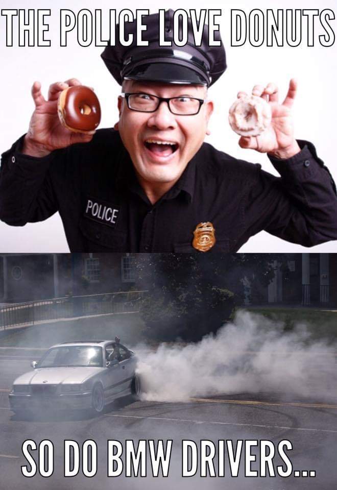 DJHardnoize's tweet image. Correct #bmw #bmwdrivers #donuts #police