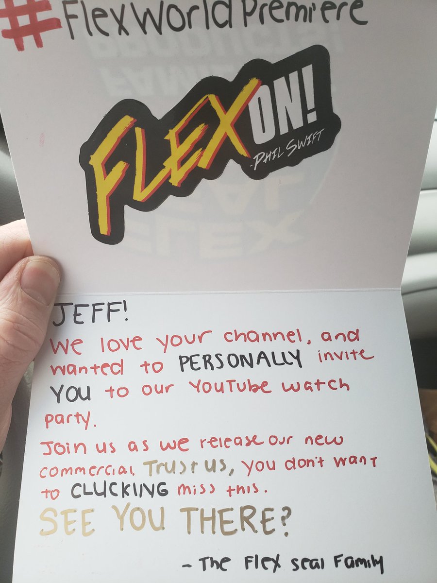 JReviews4u's tweet image. Super excited to receive this package in the mail! Love #flexseal @GetFlexSeal @philswiftontv My son already stole the shirt! Haha. 
#asseenontv