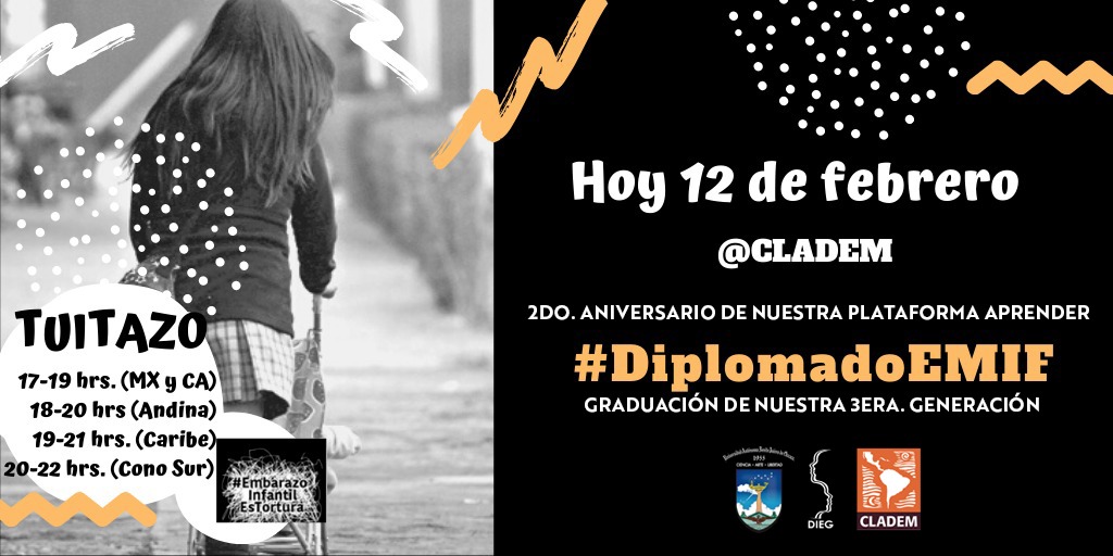 🎂2° aniversario de la Plataforma APRENDER.cladem.org acompañaremos la entrega de diplomas de nuestra tercera generación, con un twitazo, acompáñanos💜💚