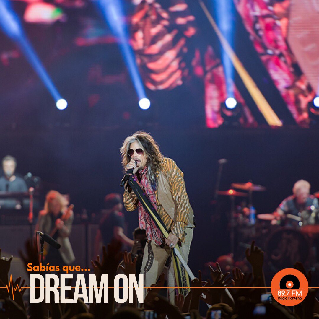 #DreamOn Fue el primer sencillo de su primer álbum, el comienzo de todo…
Steven compuso esta canción dedicada a su padre, un alumno de la prestigiosa escuela de música clásica Juilliard. Siempre le repetía a su hijo el mensaje del estribillo de la canción…Sigue soñando…Steven