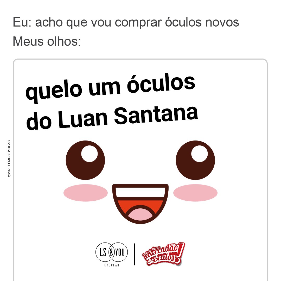 OficialMdo's tweet photo. O que seus olhos diriam?
#queromeu #lsyoueyewear #luansantana #meme https://t.co/22hnRTqtwK