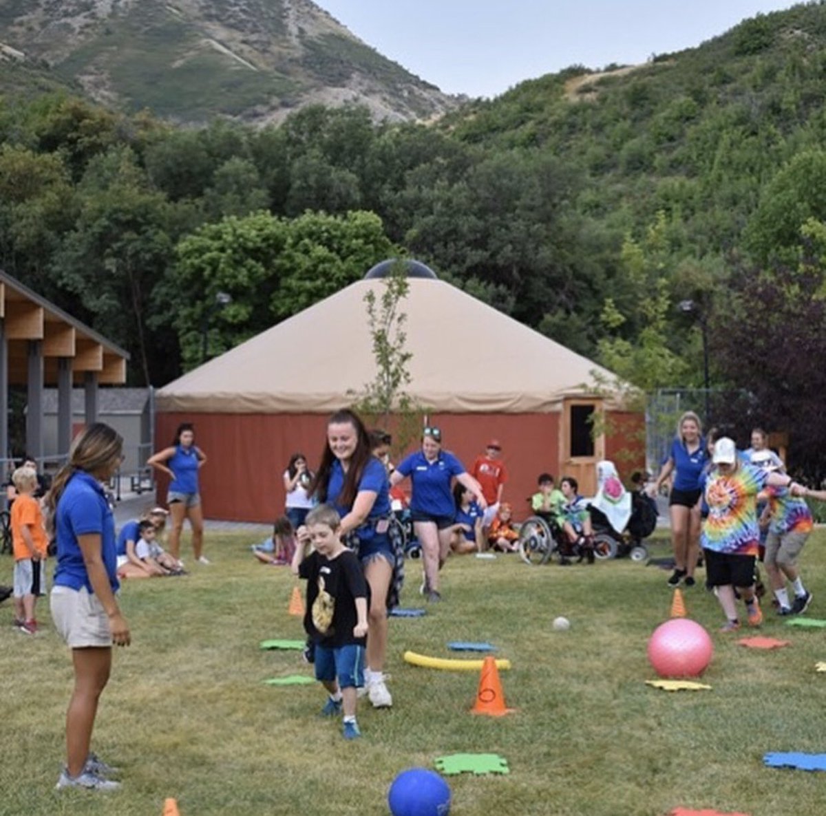 #acanat20 Yurts at summer camp! Great for bunks, activities, food service or staff lounges. #coyurtco 800-288-3190 coloradoyurt.com #yurts