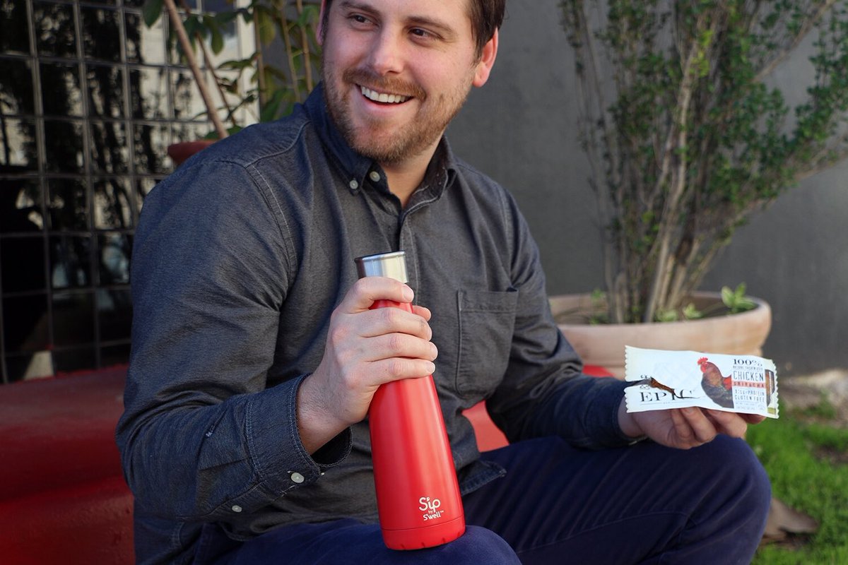 For a limited time, get a free S’ip by @swellbottle when you spend $15 on EPIC Meat Bars. ⠀⠀⠀⠀⠀⠀⠀⠀⠀ Must purchase products in single transaction. Program ends 4/30/20. Visit snacks15.com for more details.