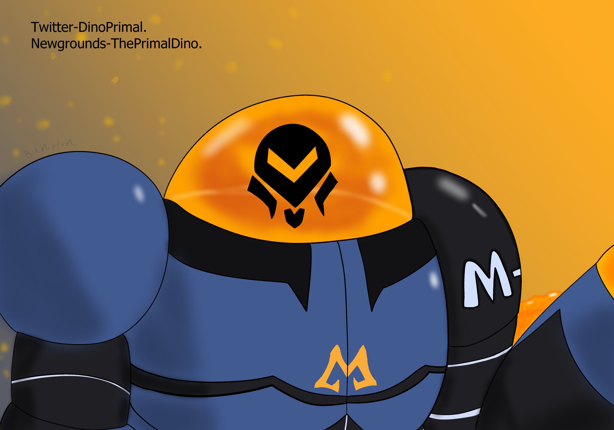 Gotten to more art work and here bit of fanart of BIG BOI SAMSOM who belongs to Plus Happy Bday man! 