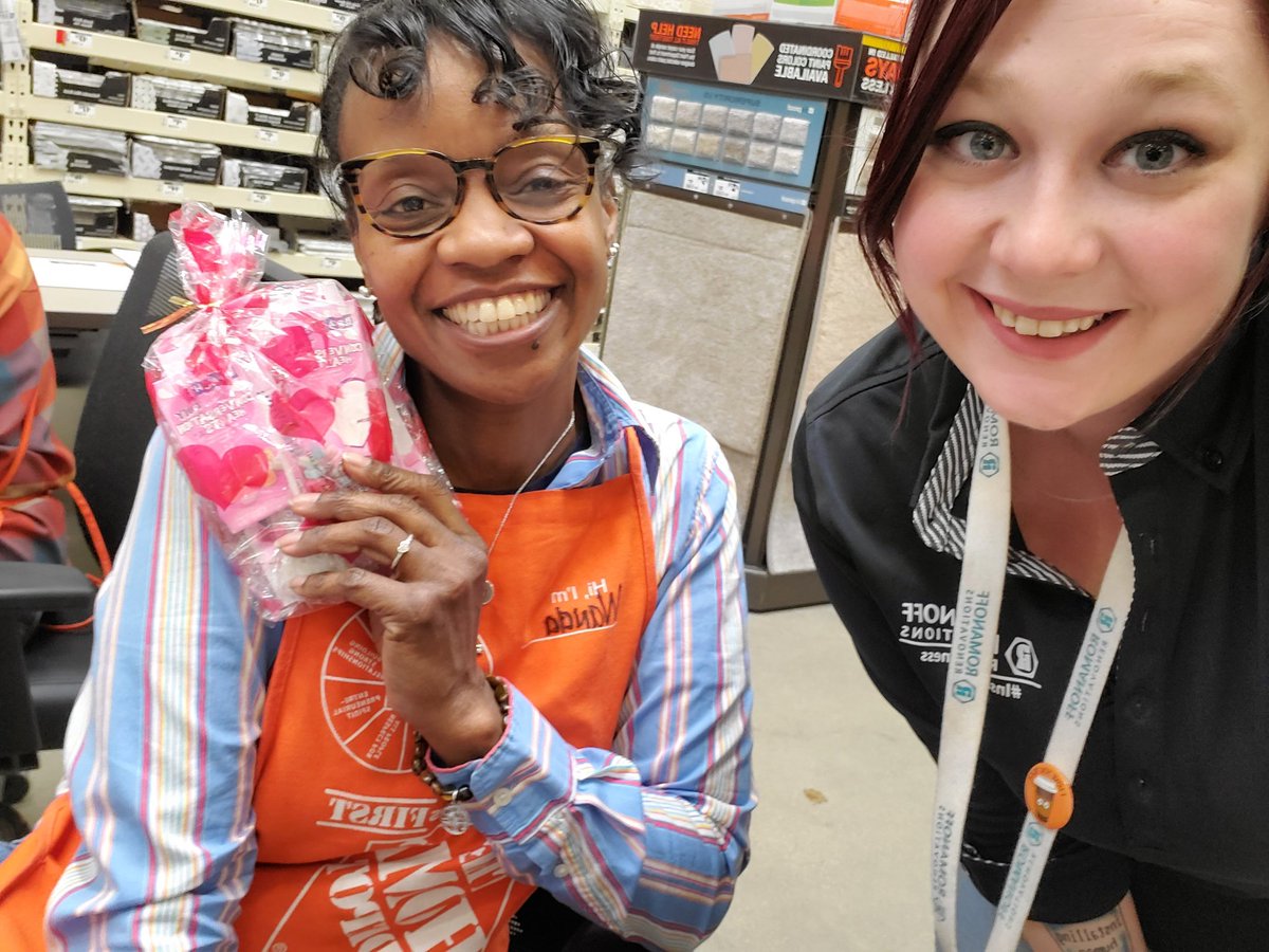 Amanda👑 (@gacoffeequeen) on Twitter photo Spreading some Love in @homedepot106 to Wanda and the Associates that are killing the working game today!
<a href="/MBarnes_THD/">MBarnes THD</a> <a href="/MMSdsm/">Mid-South DSM Team</a> <a href="/JCClark_HD/">JC Clark</a> @Kendellmann234 #romanoffreno #installhappiness Spreading some Love in @homedepot106 to Wanda and the Associates that are killing the working game today!
<a href="/MBarnes_THD/">MBarnes THD</a> <a href="/MMSdsm/">Mid-South DSM Team</a> <a href="/JCClark_HD/">JC Clark</a> @Kendellmann234 #romanoffreno #installhappiness