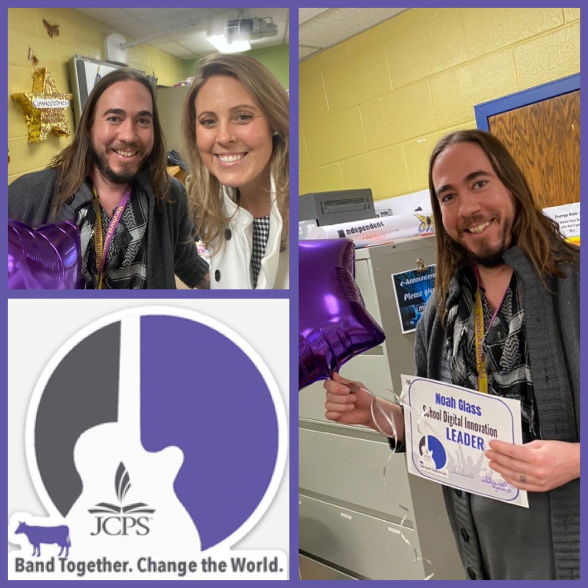 I just got to meet an awesome teammate! Welcome to the band of School Digital Innovation Leaders <a href="/noahglass87/">Robert Noah Glass</a> <a href="/JCPS_Maryhurst/">Maryhurst Academy</a> we appreciate all you do for our students <a href="/JCPS_SACschools/">JCPS State Agency Schools</a>! #WeAreJCPS #JCPSDigIn