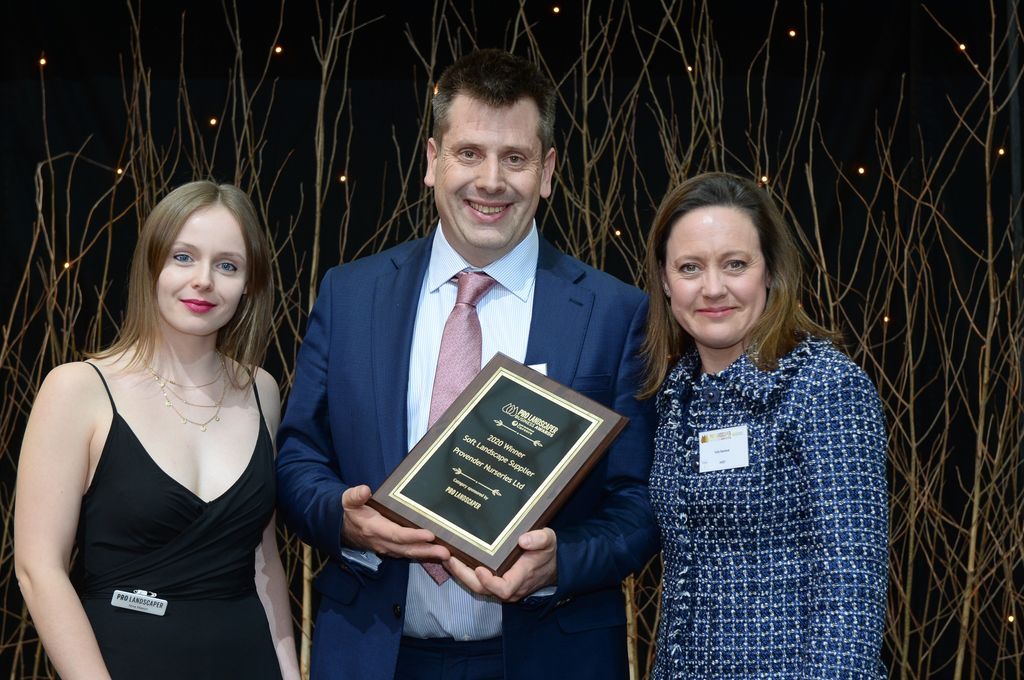ProLandscaperUK's tweet photo. Congratulations to Provender Nurseries Ltd for winning the Soft Landscape Supplier category sponsored by Pro Landscaper at the Pro Landscaper Business Awards 2020! 🏆 @ProvenderTweets #PLBA2020 https://t.co/8Ov432kjiz