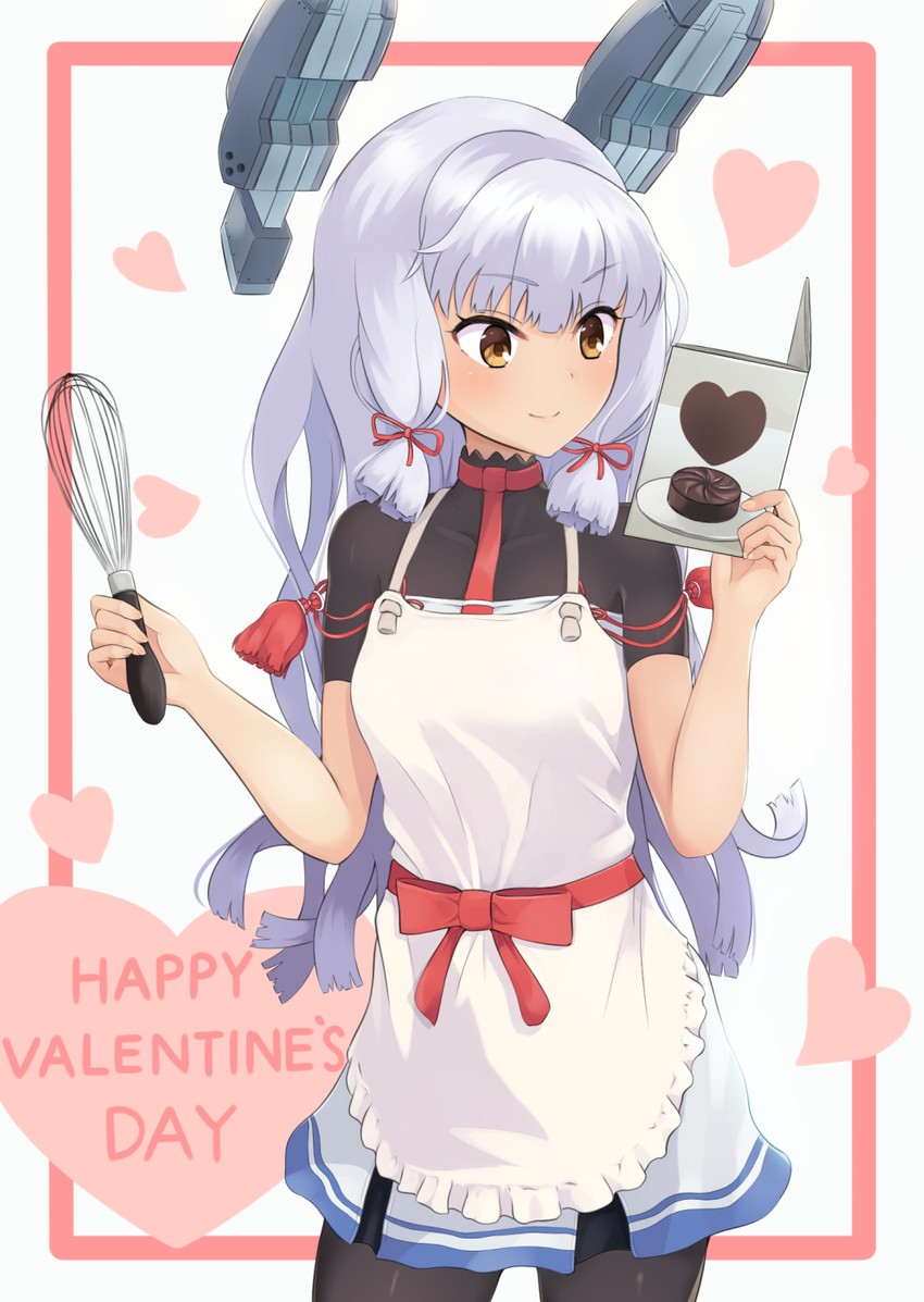 Murakumo is currently working on well trying to make home made chocolate. Though it might be a bit early to do that but she doesn't care.