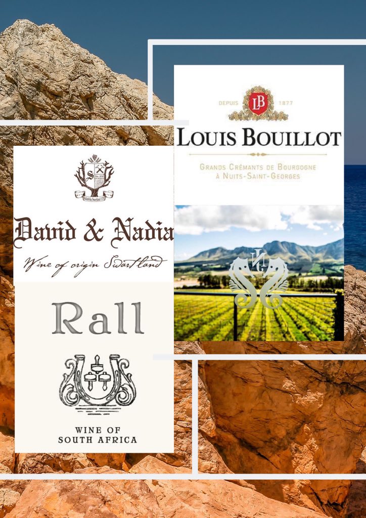 Join us for a complimentary wine session as we sample the range from <a href="/DavidandNadia/">David&Nadia</a> <a href="/LouisBouillotOf/">Louis Bouillot</a> Rall Wines &amp; <a href="/NewtonJohnsonSA/">Newton Johnson Vineyards</a> .

Saturday, 15 February 
37 4th Avenue Parkhurst 
12h00 - 15h00
🍷