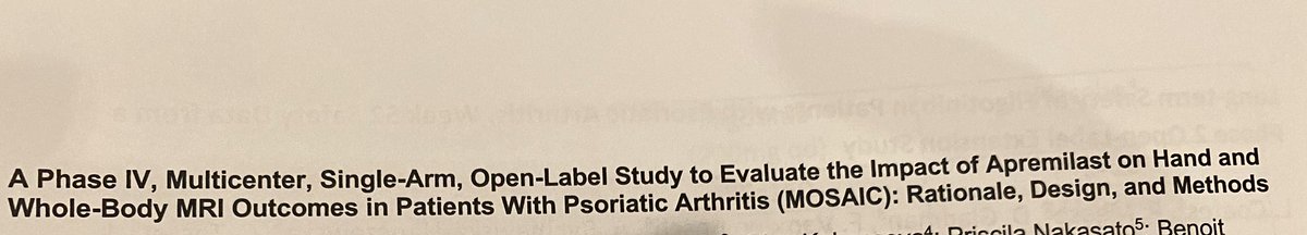 vivekrmehtamd's tweet image. We’re doing whole body MRI to evaluate psoriatic arthritis?! Curious to see how they address all the incidental lesions. #RWCS