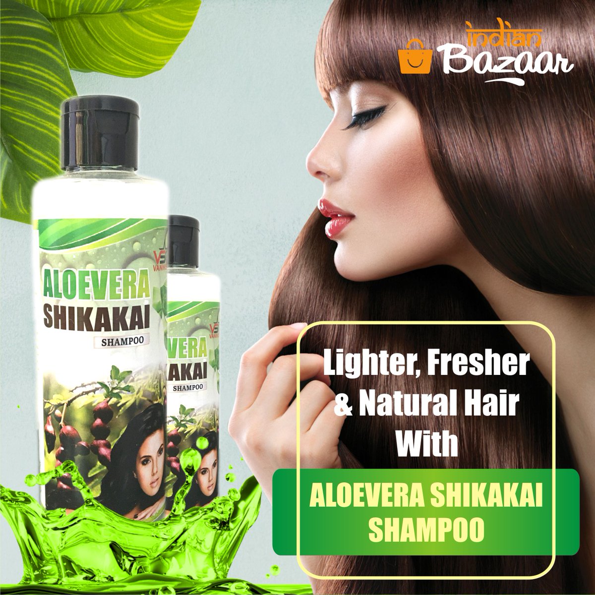 OurIndianBazaar's tweet photo. Aloevera Shikakai #Shampoo is a legendary herbal product known for healthy hair and scalp.
 
Benefits: Stimulates the hair growth. | Provides smooth and shiny hair. | Deeply conditions the #hair. | Treats #dandruff and itchiness in the scalp. | Treats split ends. https://t.co/pTqIMV2oeM