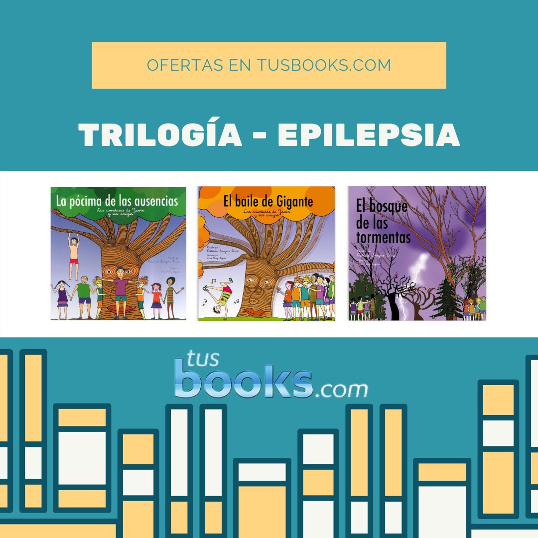 tusbooks's tweet photo. Ciclo de cuentos infantiles con el fin de acercar el concepto de epilepsia a los niños. La trilogía trata de forma divertida, delicada y magistral como enseñar los tres grandes tipos de crisis epilépticas.

https://t.co/1Rl0PELhgs https://t.co/NvbuJ5RYhm