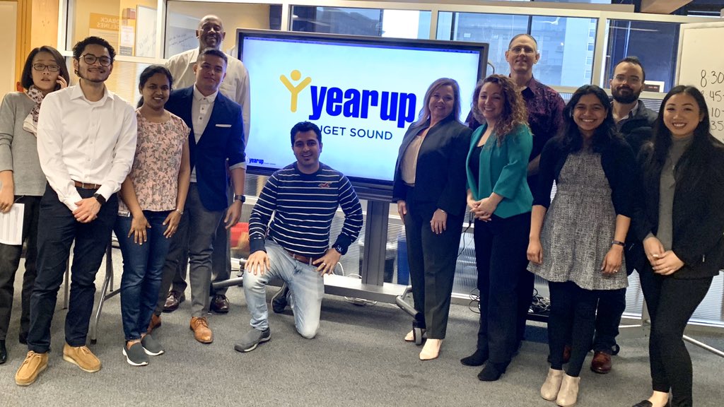 Mock interview day @YearUpPS with experts from @BankofAmerica Global Tech and Operations teammates along with Consumer as we coach and provide insight as they prepare for their next journey in a meaningful #career. Thank you BofAVolunteers and best of luck to the students!