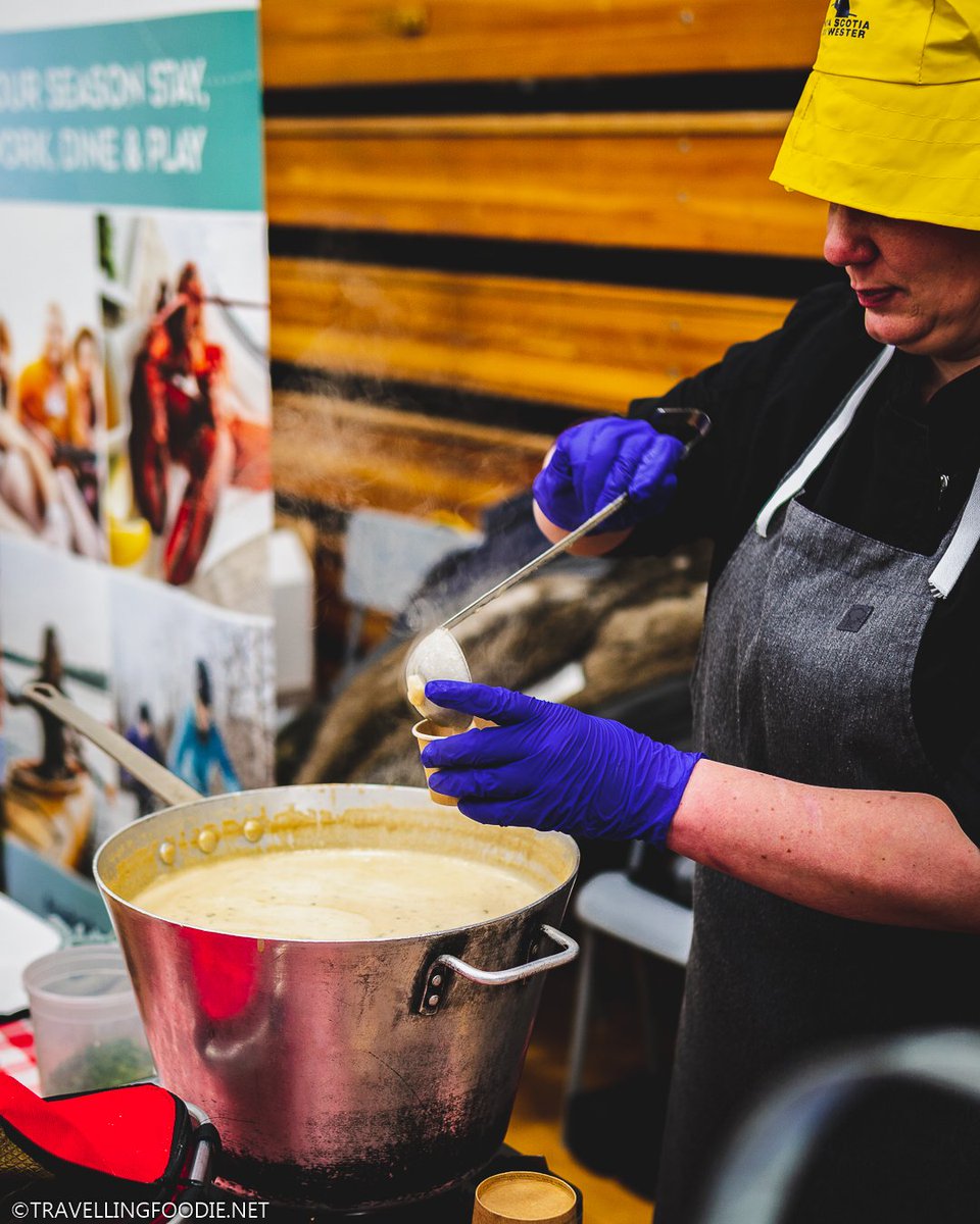 Cannot have a <a href="/LobsterCrawl/">Nova Scotia Lobster Crawl 🦞</a> without a Lobster Chowder! We visited @TourismChester for the Annual Lobster Chowder Chowdown Showdown, sampling 8 different chowders and picking out favorites. 😋 <a href="/VisitNovaScotia/">Visit Nova Scotia</a> #VisitNovaScotia #Foodie <a href="/TourismNS/">Tourism Nova Scotia</a>