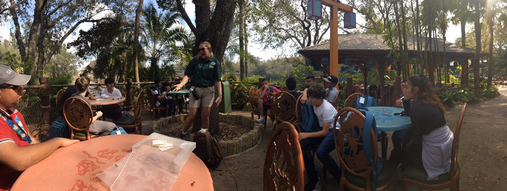 JCD_Science's tweet photo. #JCDNASA are now learning about sustainability in #DisneyAnimalKingdom with #Disneyyouthprograms! Making their world and ours a better place #NASAspacecamp20 #groundcontroltomajortom https://t.co/j3oB13bHEO