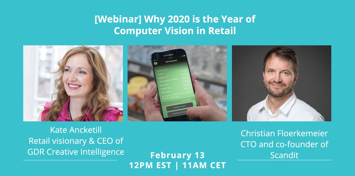 Don't forget to register for our webinar tomorrow to learn why experts have declared 2020 the year of computer vision in retail. Save your spot: scand.it/NM1yNz #augmentedreality #retail