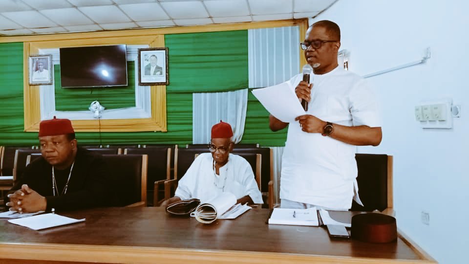 Hon. Afam Mbanefo visited Anambra State Traditional Rulers Council to intimate them on the activities of the ministry, this is to make the agenda of H.E Gov. Willie Obiano. 
Every youth is hereby encouraged to Register 
anambrayouths.ng
To be able to get directly informed.