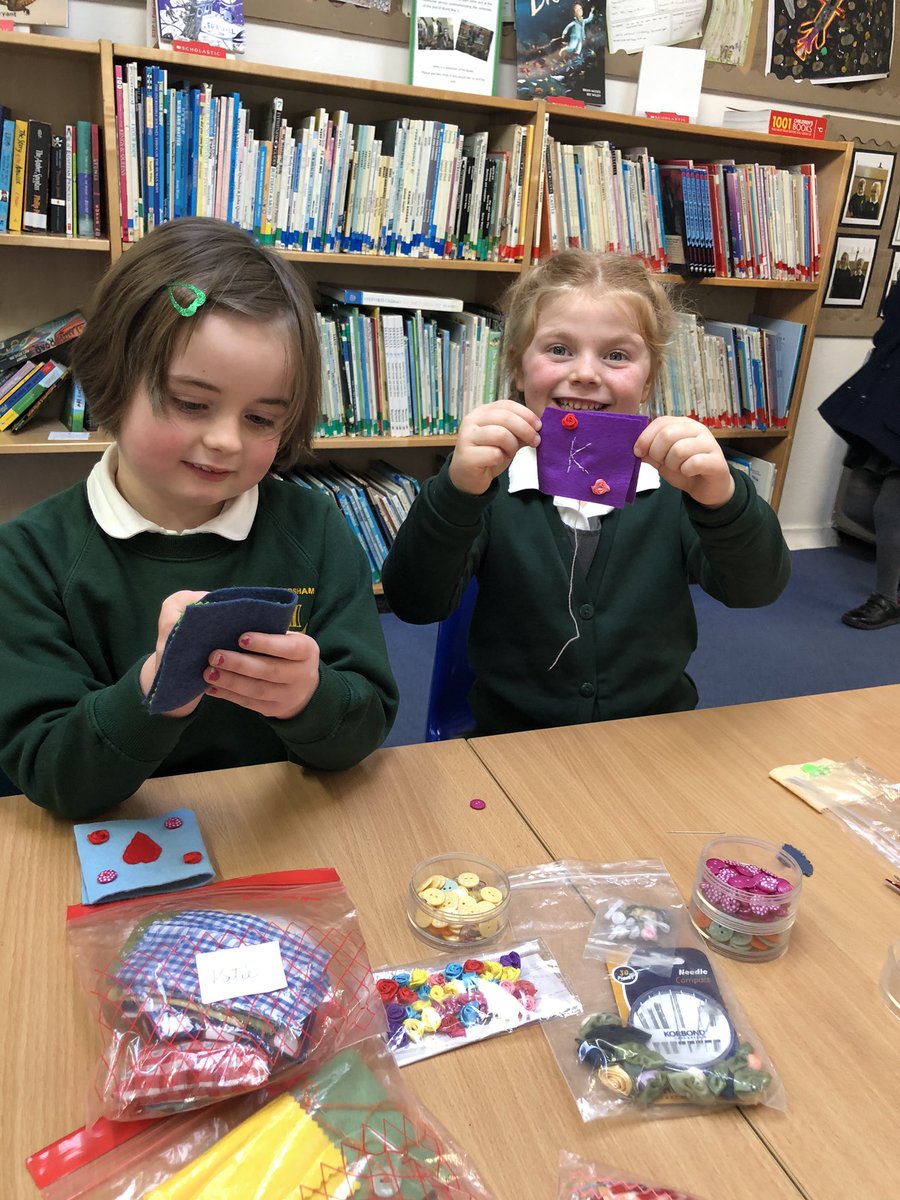 Lunchtime sewing club is so enjoyed by our children with lots of hidden benefits whilst they’re being creative! Hand-eye coordination, fine motor skills, confidence, new skills, patience, listening to instructions....mostly just fun though😊🧵#sewing #imagination <a href="/WittershamCEP/">Wittersham CEP School</a>