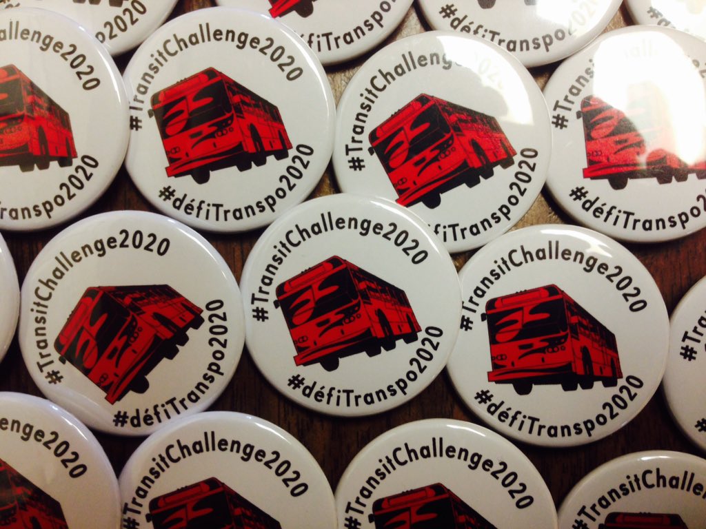 Mackay_Stuart's tweet image. Some freshly minted buttons for the upcoming @OttTransitRider  #TransitChallenge2020, which starts next week. Thank you to @PeoplePwrPress for the swag! #défiTranspo2020 #ottLRT
