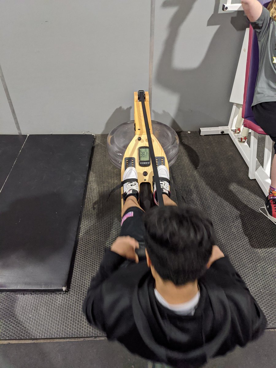 AVM_PE's tweet photo. 4th block @AVMVikings PE getting after it w/ the Water Rowers. π£ββοΈ #getmoving #rowcrew https://t.co/Q7Zzf4jSBx