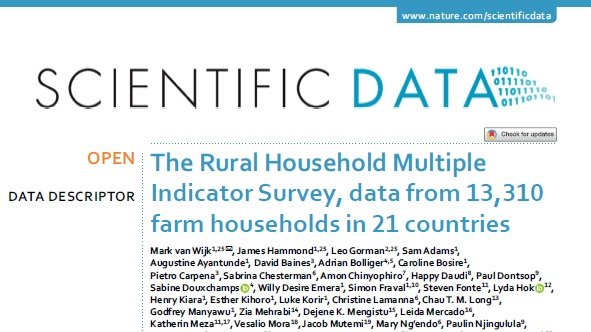 CIAT Research Online (@ciat_ro) on Twitter photo New publication: The Rural Household Multiple Indicator Survey, data from 13,310 farm households in 21 countries bit.ly/2HeMMvs <a href="/BiovIntCIAT_Lib/">Bioversity International & CIAT Library</a> New publication: The Rural Household Multiple Indicator Survey, data from 13,310 farm households in 21 countries bit.ly/2HeMMvs <a href="/BiovIntCIAT_Lib/">Bioversity International & CIAT Library</a>